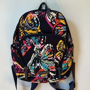 Vera Bradley Backpack Purse with Butterfly Design